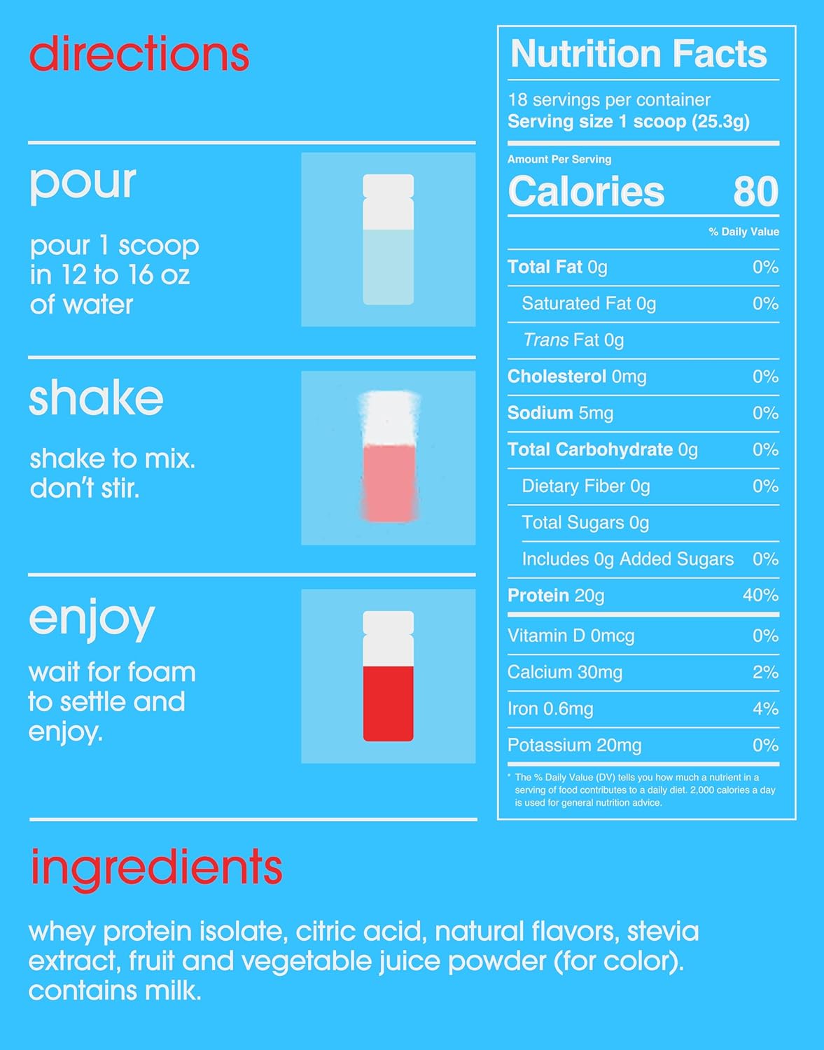 strawberry acai protein
